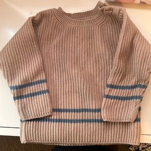 Toddler Boys fin and Vince brown sweater 2/3t